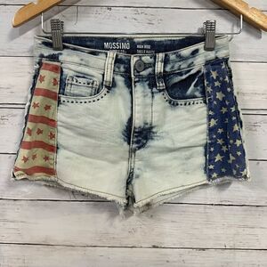 Mossimo USA Flag High Rise Shorts